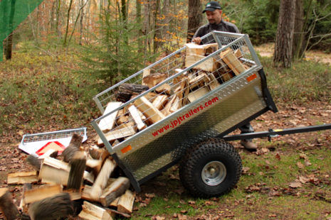 Sklápěcí přívěsný vlek za čtyřkolku / malotraktor