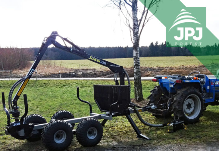 Malotraktor a vyvážečka Vahva Jussi 2000_320