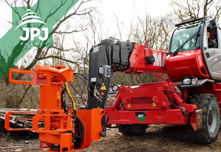 Manitou manipulátor a hlavice Biojack 400S EG