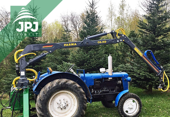 Traktor a hydraulická ruka FARMA C 6,3 do 3 bodu
