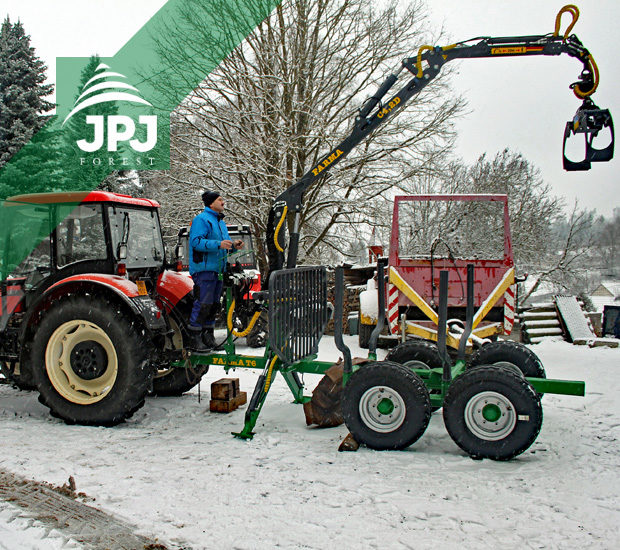 Vyvážecí vlek Farma CT 4,2-6 za traktor