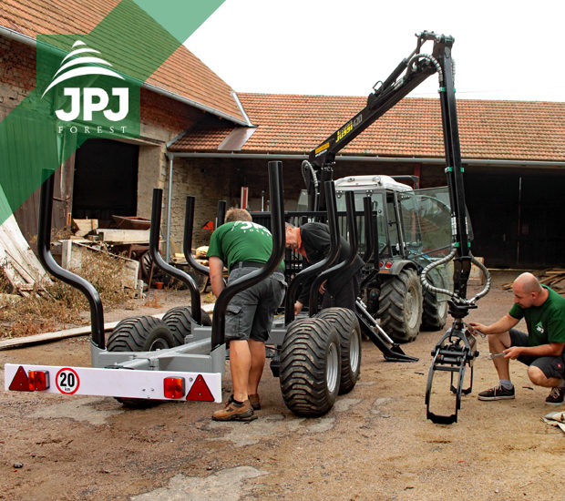 Vyvážečka Vahva Jussi 3000_420 za malotraktor