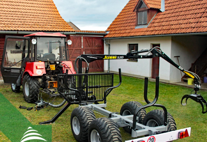 Vyvážečka za malotraktor Vahva Jussi 2000+_320