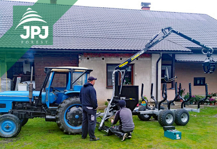 Zetor s vyvážecím vlekem Vahva Jussi 3000_420