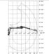 Pohybový a zvedací diagram hydraulické ruky