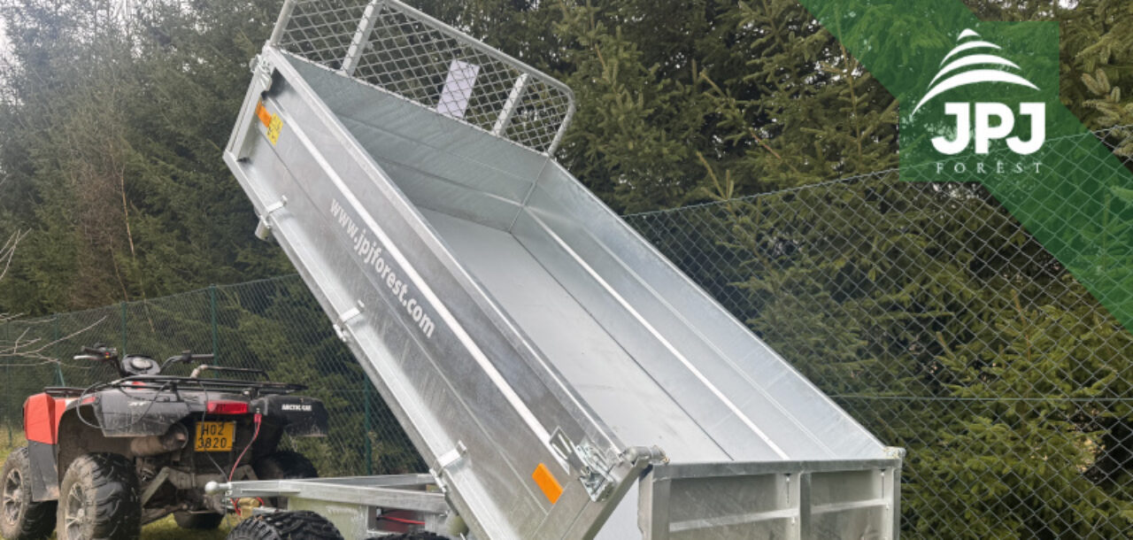 Vozík za čtyřkolku – nové modely a brzděné varianty od výrobce JPJ Forest